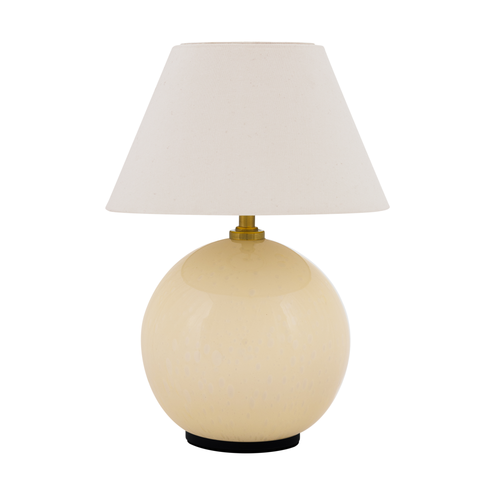 Iris 16 portabel bordslampa, Creme