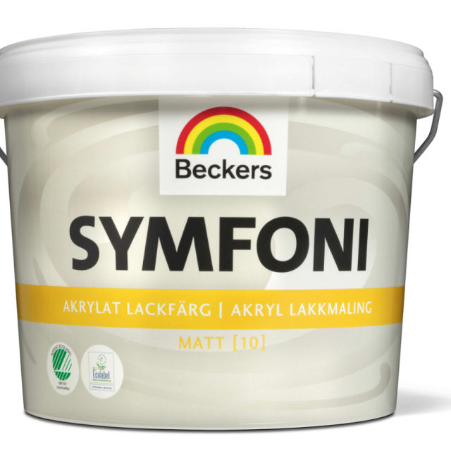 LACKFÄRG BECKERS AKRYL MA C-BAS 2,7L SYMFONI MATT