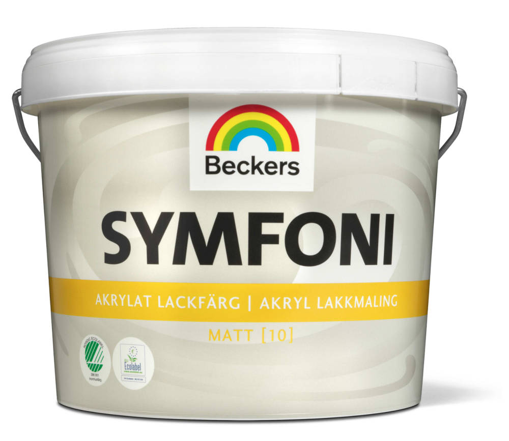 LACKFÄRG BECKERS AKRYL MA C-BAS 2,7L SYMFONI MATT