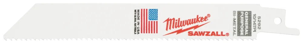 Milwaukee 48475092 Tigersågblad 10T, 5-pack 150 mm
