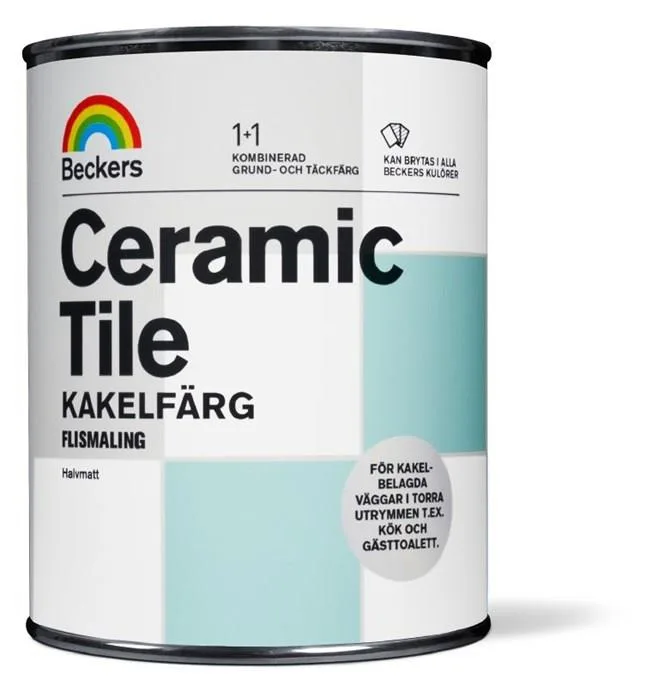 Beckers Ceramic Tile Kakelfärg halvmatt Valfri kulör