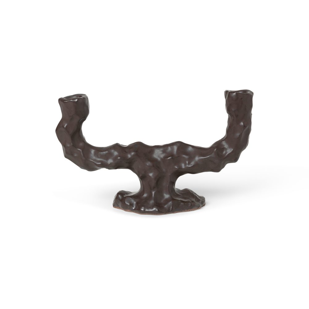 Dito ljusstake dubbel, Dark Brown