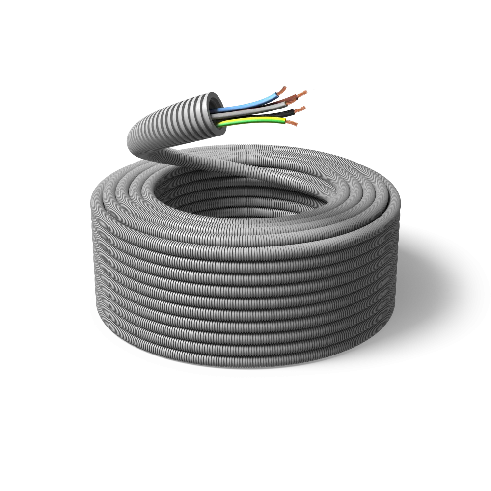 PM FLEX RQ Kabel fördragen, halogenfri 25 mm x 150 m, 5G6 mm²