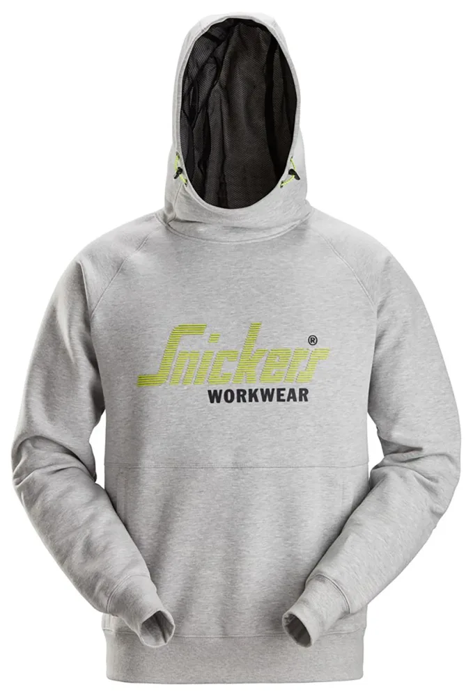 Snickers Workwear 2845-2800 Luvtröja med logga, grå Grå - Bild 2