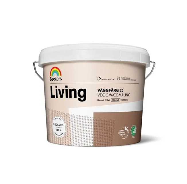 Living Väggfärg 20 3 L Vit