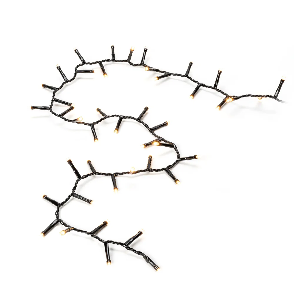 Konstsmide 3880-810 Ljusslinga gnistrande amber Utan frostad topp - Bild 2