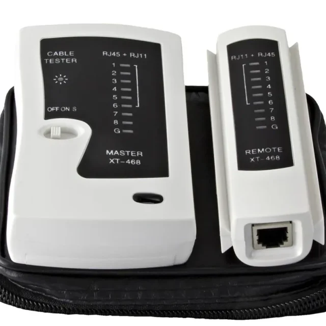 Macab Goobay Nätverkstestare för CAT5/6 RJ11, RJ12, RJ45, ISDN