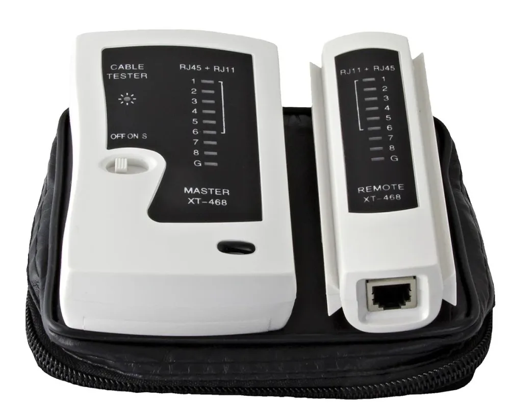 Macab Goobay Nätverkstestare för CAT5/6 RJ11, RJ12, RJ45, ISDN