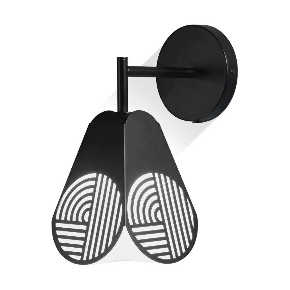 Notic vägglampa, Black