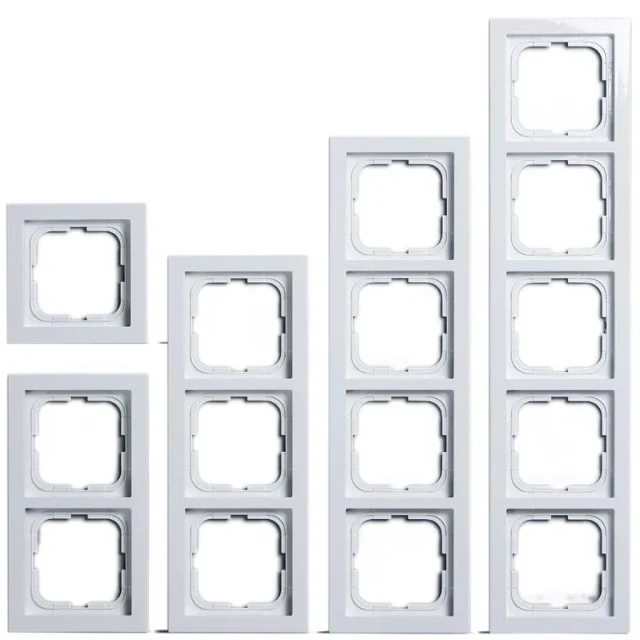 ABB Impressivo Täckram aluminium 4-fack