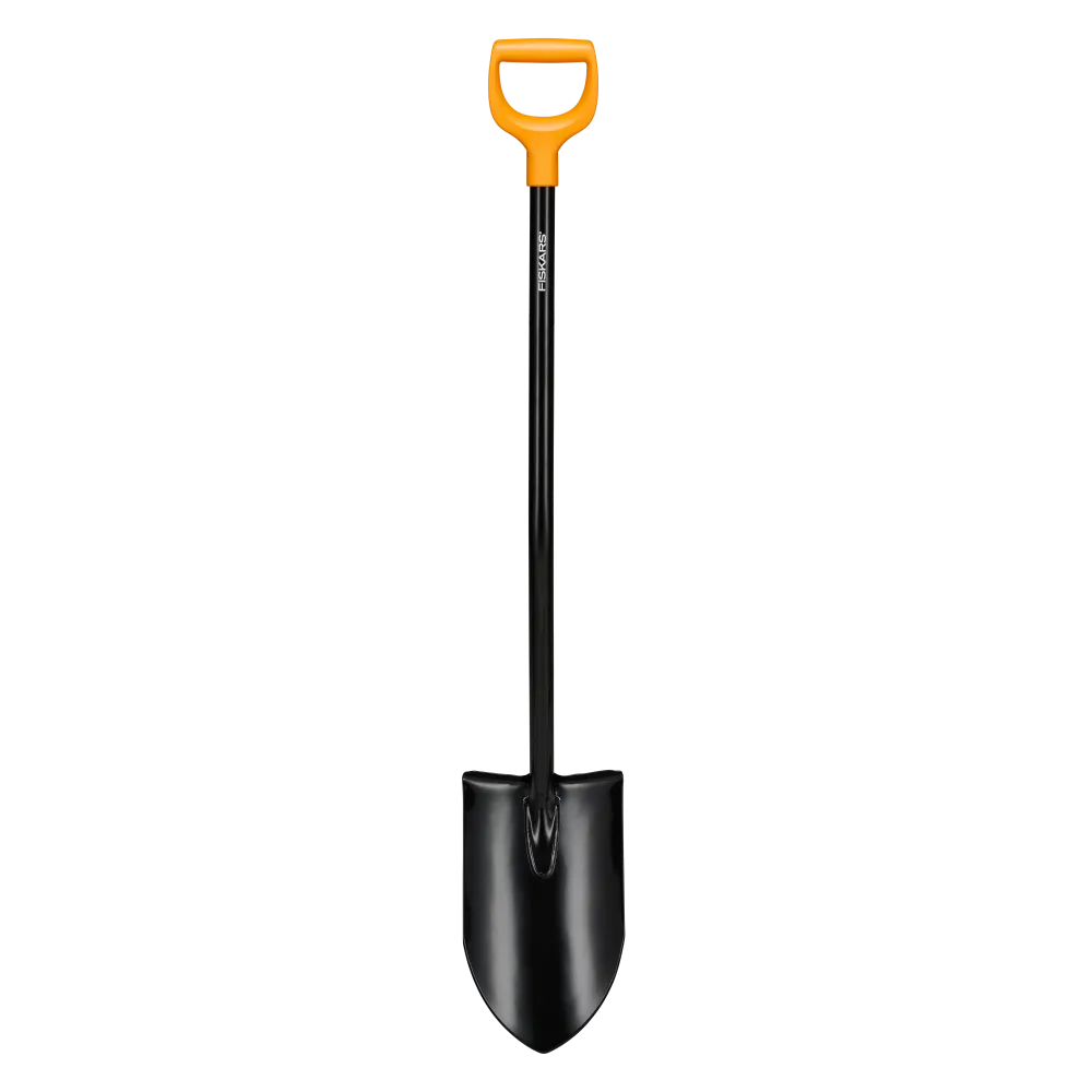 Fiskars Solid 1067517 Spade extra stort blad, svart