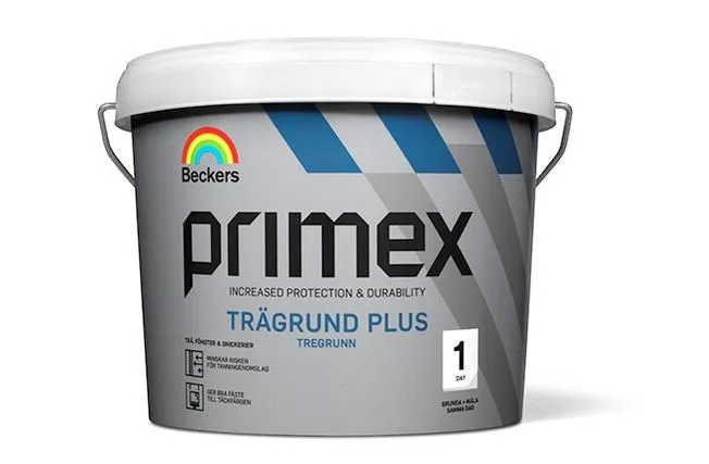 Beckers Primex Trägrund Plus Grundfärg Vit
