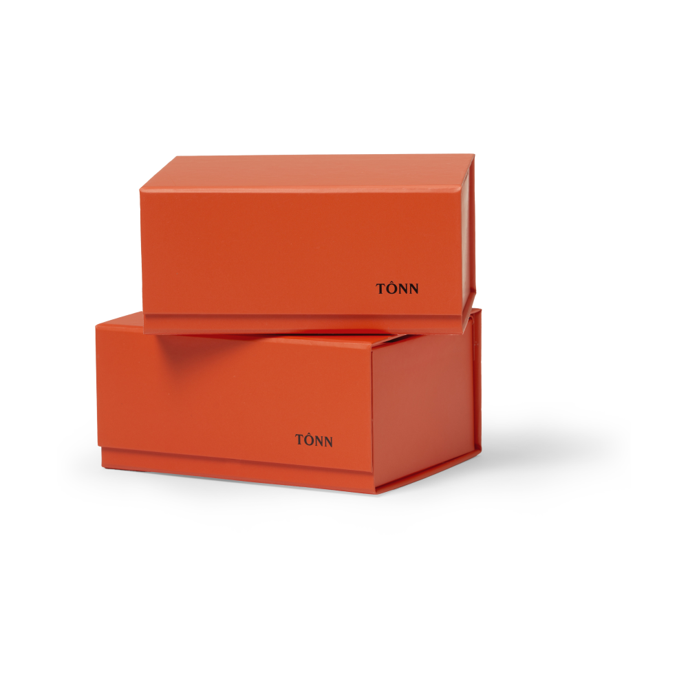 Pac box förvaringsbox, Danish red, small 11x10,5x16 cm, 2-pack