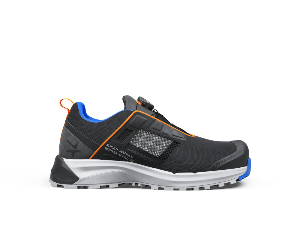 SKYDDSSKO HAZE 2 AIR LOW STL45 SVART/MÖRKORANGE SOLID GEAR