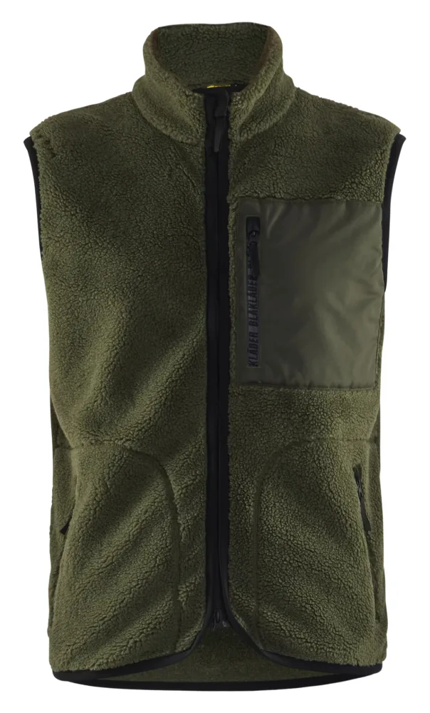 Blåkläder 382029559900XXL Pälsfiberväst svart Svart
