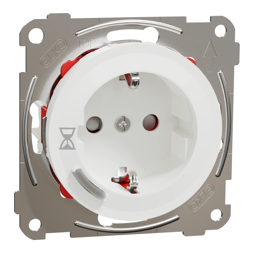 Elko EKO50111 Timeruttag 1-pol 16 A, skruvanslutning Renvit