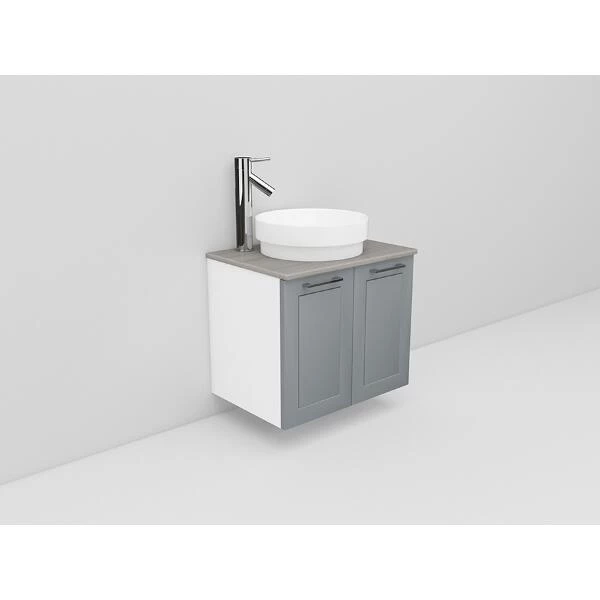 Badrumsmöbel Flexline Modell 4 60cm, Grå, Ram | Stuvbutiken - Bild 2