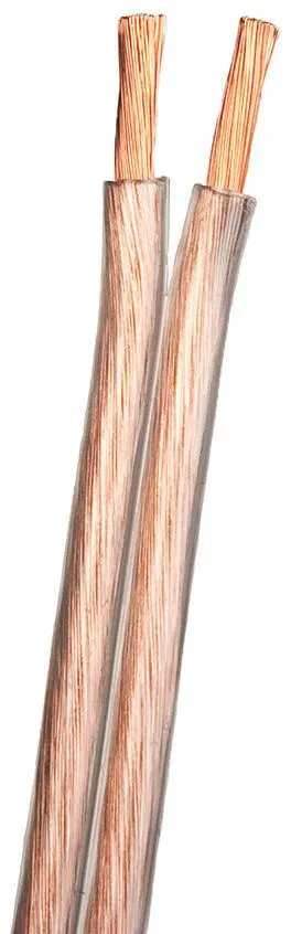SUPRA 2000000147 Högtalarkabel 0,127 mm, syrefria kopparkardeler 2x4.0, vit, 400 m