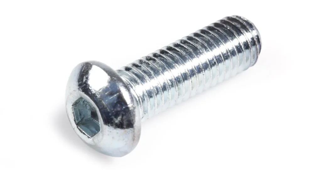 REYHER 073801100060030 Insexskruv M6 K6S 10.9, FZB, ISO 7380 M6 x 30 mm, 500-pack
