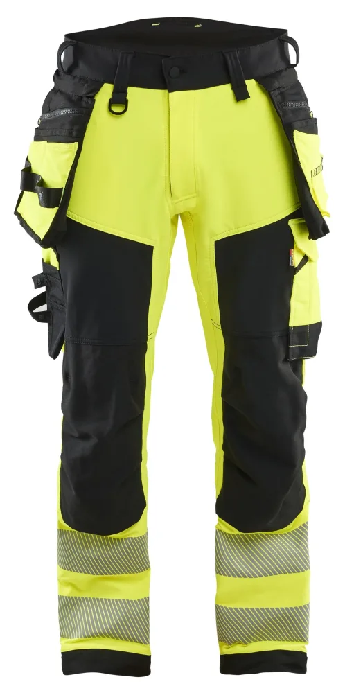 Blåkläder 112216483399C152 Arbetsbyxa varsel, gul/svart Gul/svart - Bild 2