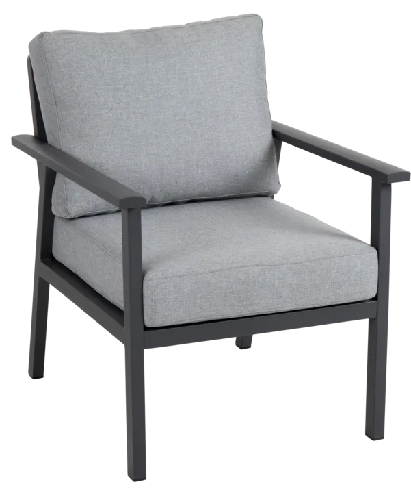 Brafab Samvaro High Fåtölj Vit/Pearl Grey