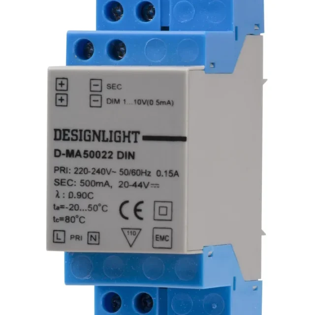 Designlight D-MA500 -22DIN Driver 5000 mA, 11-22W