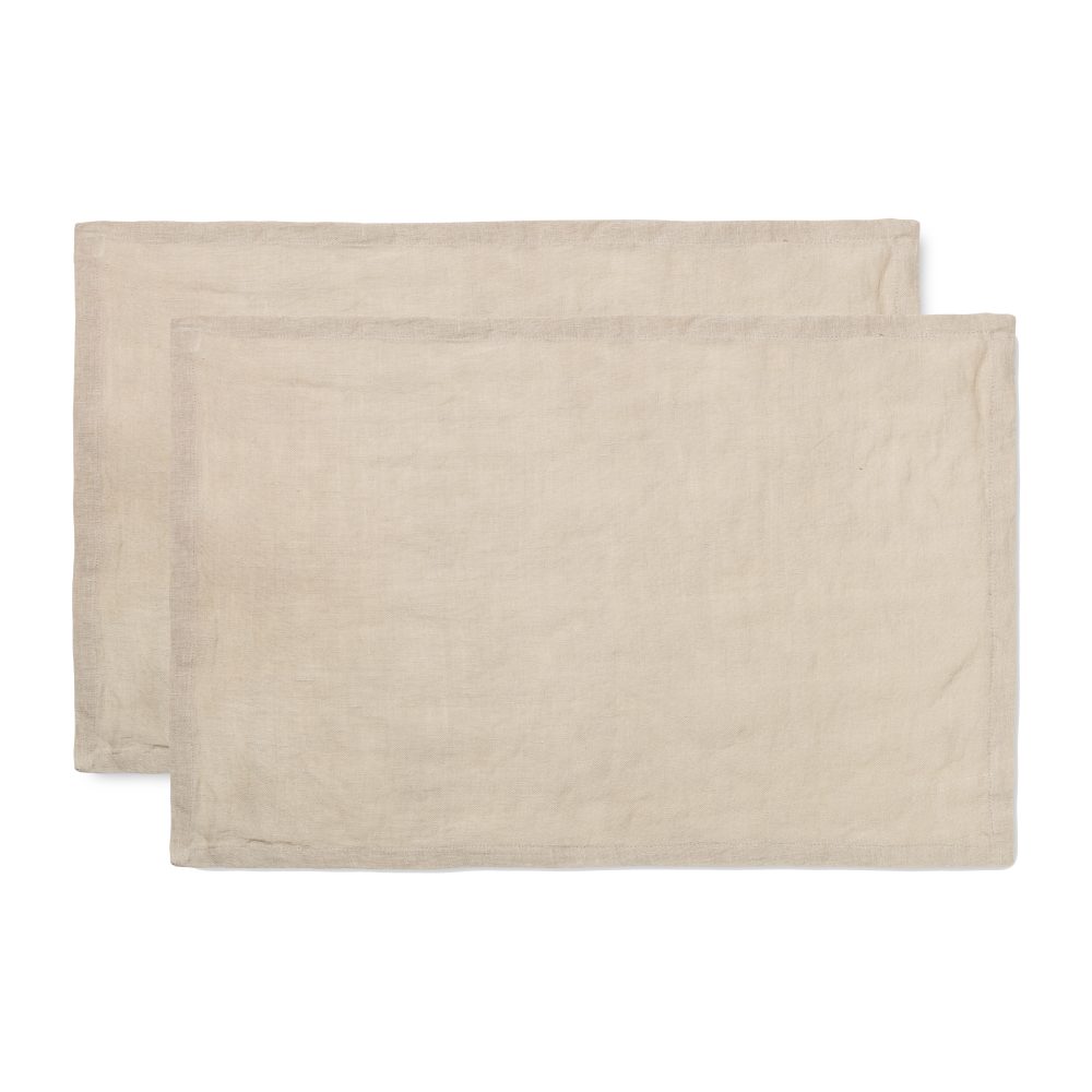 Ferm Living bordstablett linne 2-pack, Natural