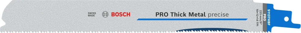 Bosch PRO Medium Thick Metal S937BEF Tigersågblad S-skaft, tandutförande 2-6 mm - Bild 2