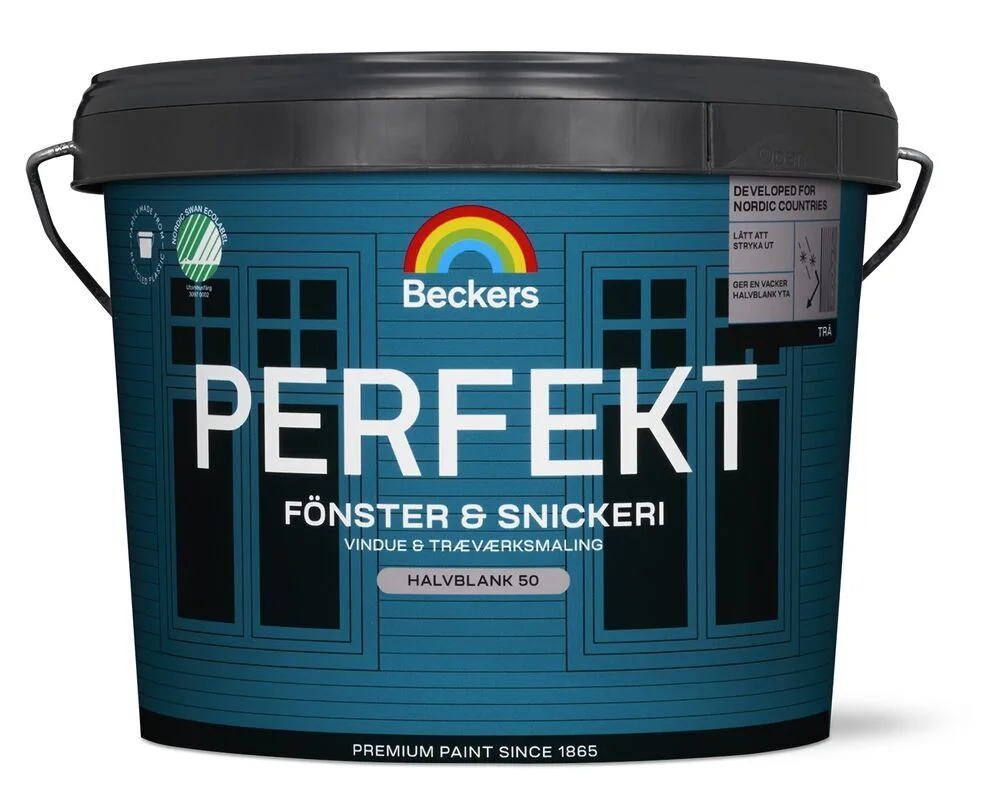 Beckers Perfekt Fönster- och snickerifärg halvblank Valfri kulör