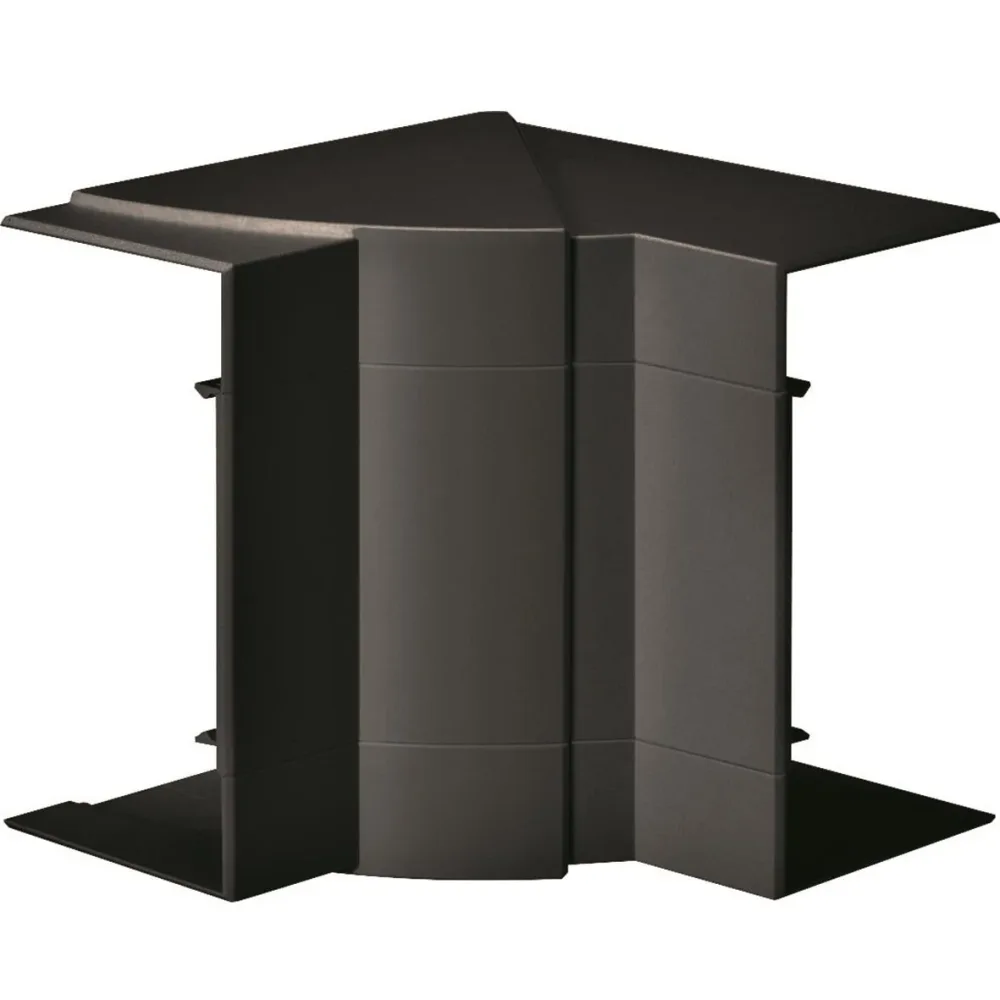 Hager BR651304H9011 Innerhörn för fönsterbänkskanal, 68x130 mm