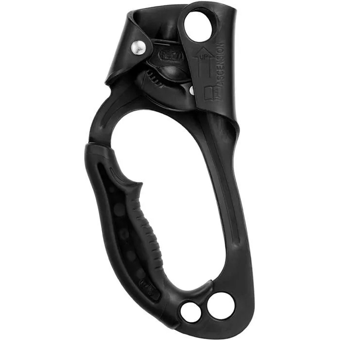 Petzl Ascension Pro Repklämma Vänster svart/gul