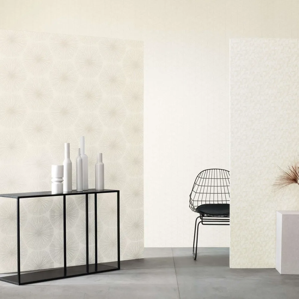 So White 4 Eclat Taupe / Blanc Swht82040124 Tapet | Stuvbutiken - Bild 3