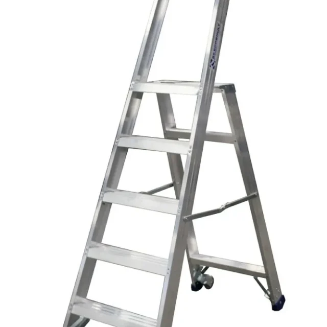Skeppshultstegen 3350-05H Trappstege med hjul 5 steg, 1155 mm