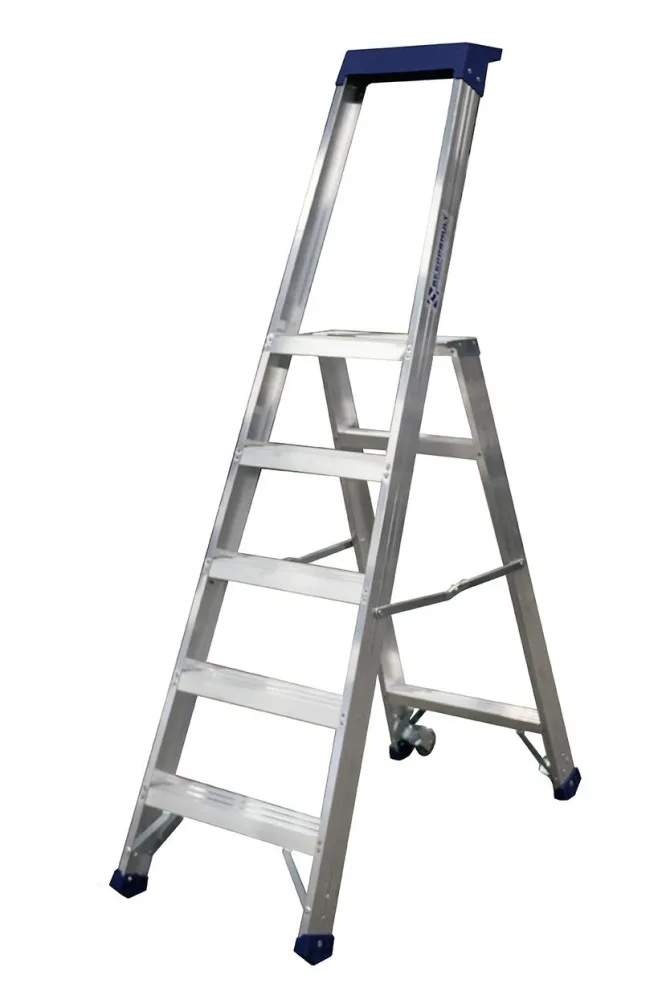 Skeppshultstegen 3350-05H Trappstege med hjul 5 steg, 1155 mm