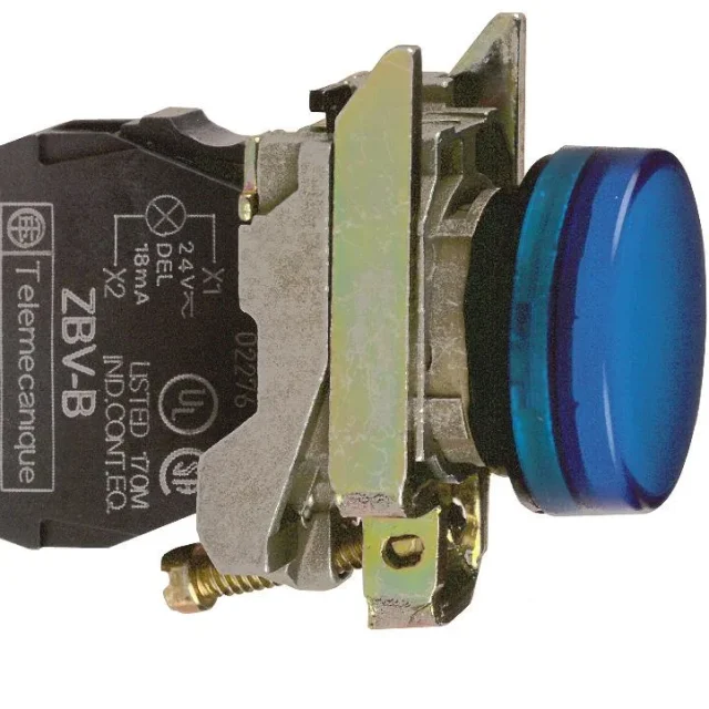 Schneider Electric XB4BVB1 Signallampa LED, 24 V Vit