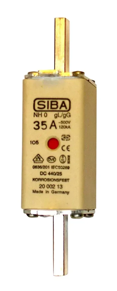 SIBA 2000213.80 Knivsäkring NH0, gL/gG 80 A, 3-pack - Bild 2