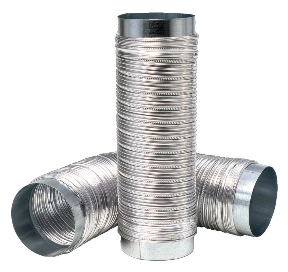 REC Indovent Drasut 100 Metallslang utdragbar 1 m 100 mm