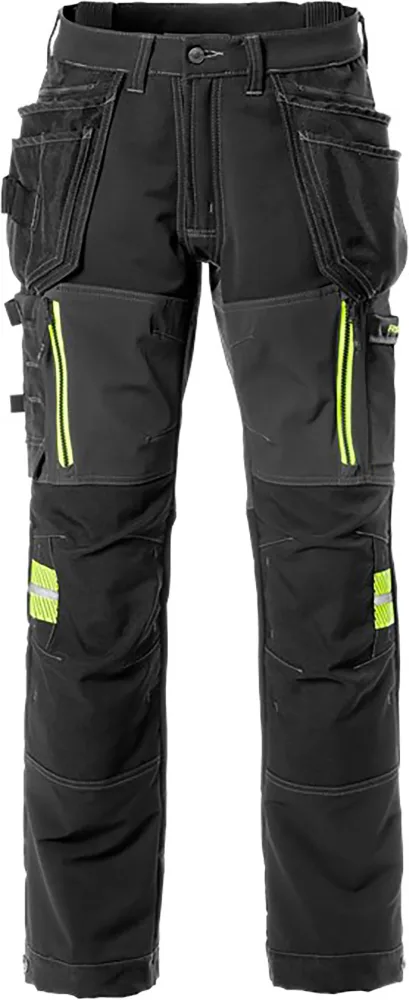 Fristads 2566 STP Arbetsbyxa svart D100