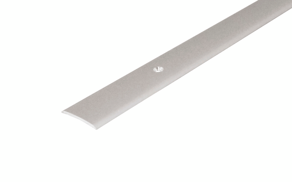 SKARVLIST D-PROFILE 30MM SLÄT SILVER 2M
