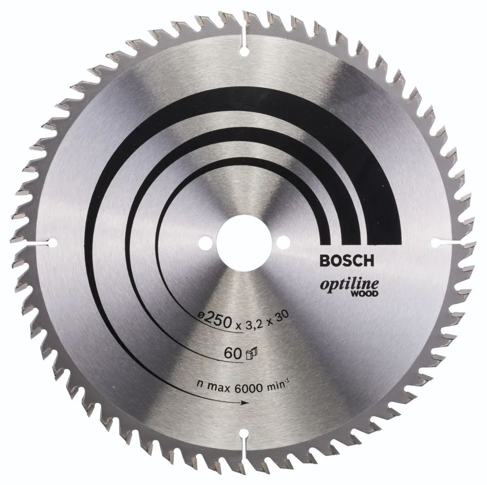 Bosch PRO Wood Cirkelsågklinga för handhållna nätdrivna cirkelsågar 210x30 mm, 36T