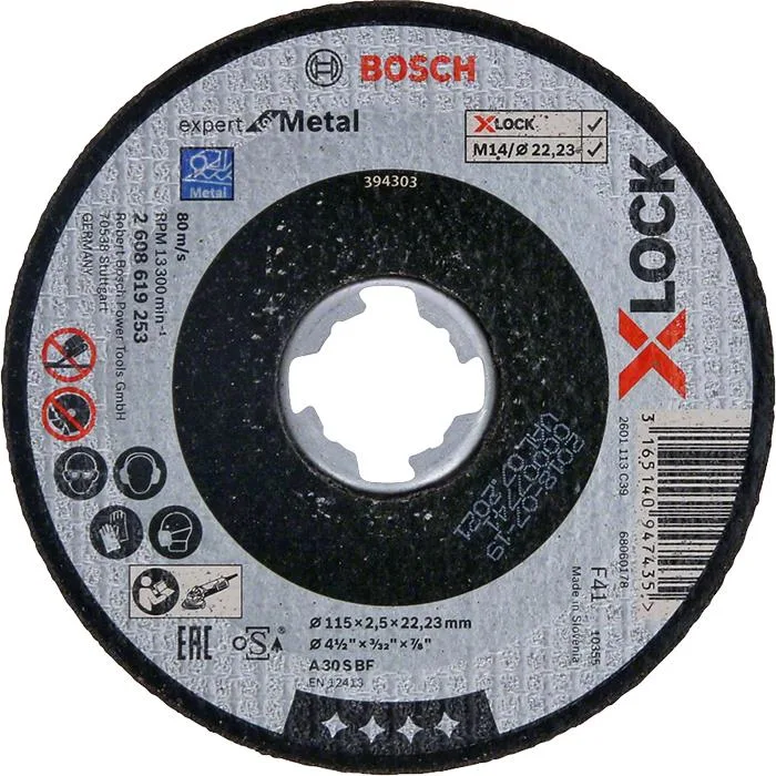 Bosch Expert for Metal Kapskiva med X-LOCK, rak sågning 115 × 2,5 × 22,23 mm - Bild 2