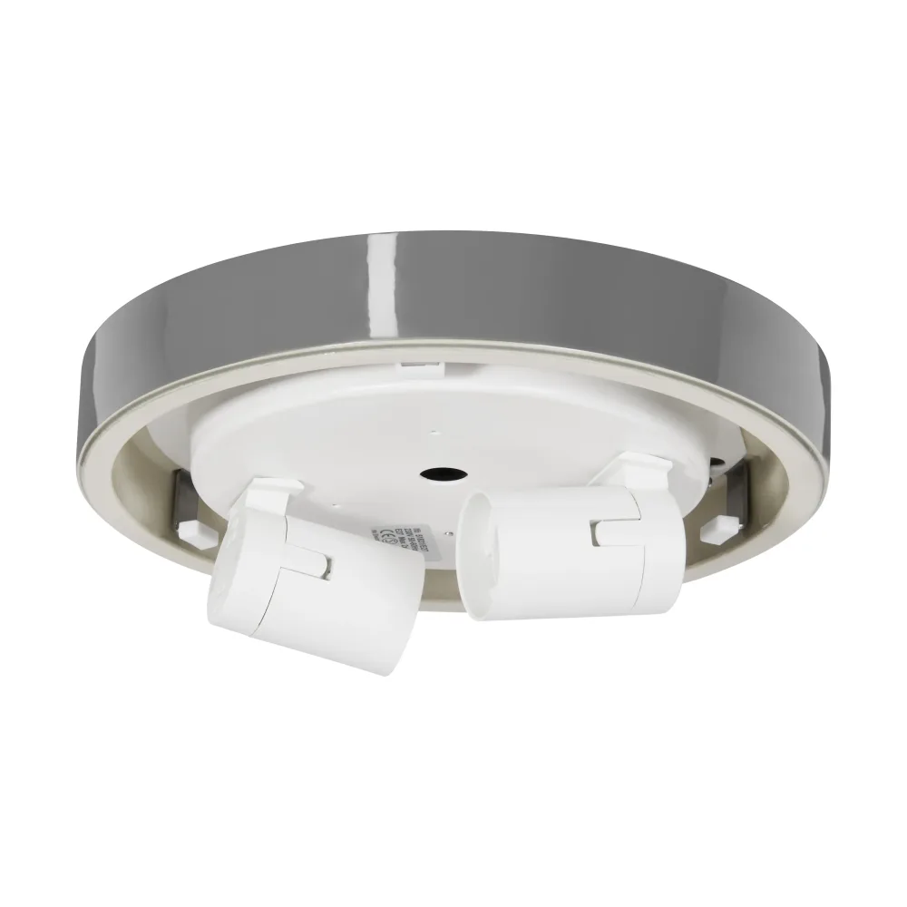 Ifö Electric 55831-000-12 Sockel 184 mm, bajonett, rak, IP44, E27 Grå - Bild 2