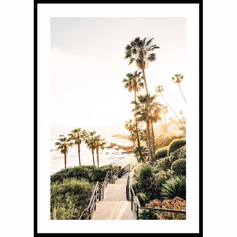 Poster Gallerix Sunset Coastline 21x30 cm