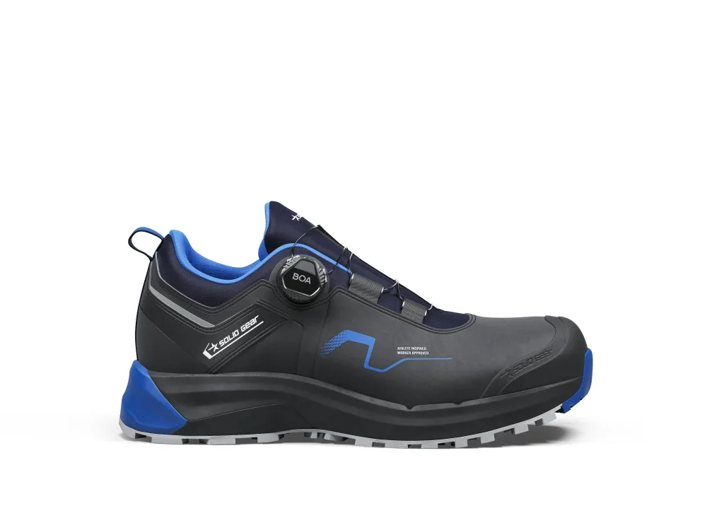 Solid Gear Sonar Low Skyddssko svart/blå 36