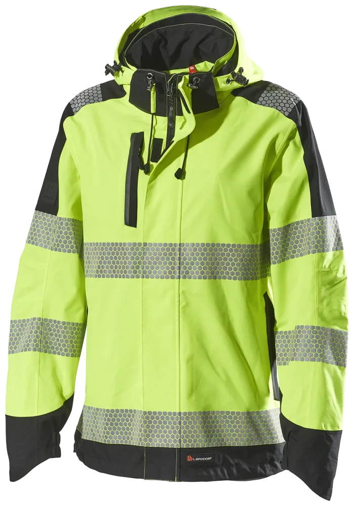 L.Brador 2221P-W Skaljacka hi-vis gul, dam, klass 2 XS