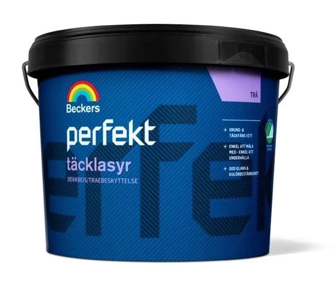 Beckers Perfekt Täcklasyr halvblank Utevit - Bild 2