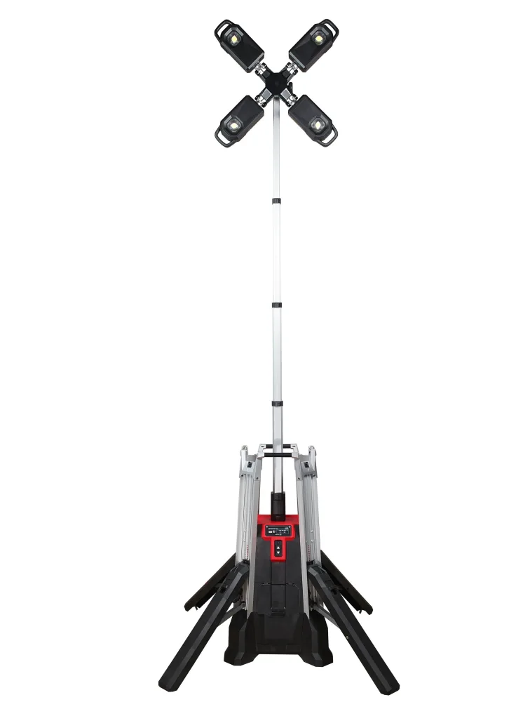 Milwaukee MXF TL-601 Belysningsmast med batteri och laddare