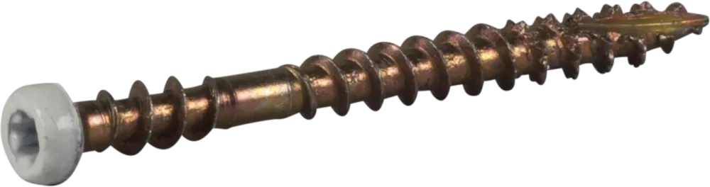 ESSVE 555657 Listskruv 3,9 mm Ø, vitlackerad, TX10 57 mm, 250-pack - Bild 2