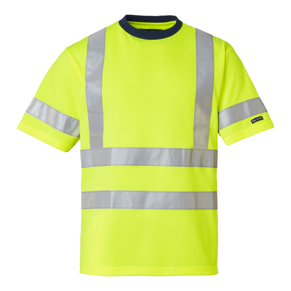 T-SHIRT TOP SWEDE VARSEL GUL L