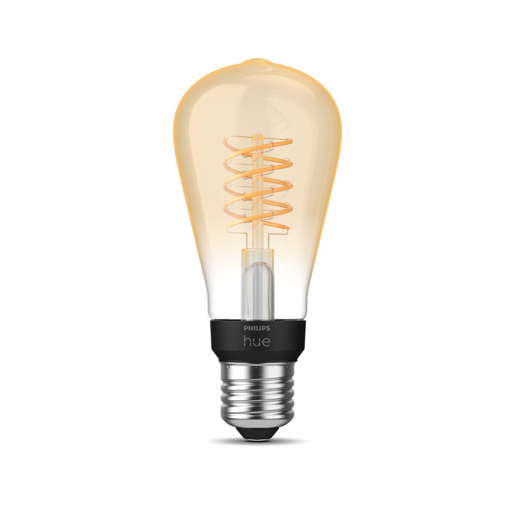 Kjøp Philips Hue LED-lampe Edison HUE, E27, ST64, 7W